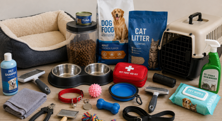 Essential Supplies for First Time Pet Owners